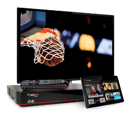 DISH Anywhere TV and tablet
